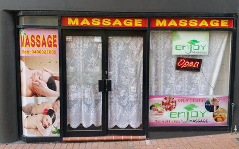 Shopfront on Brumby Street surry hills enjoy massage shopfront